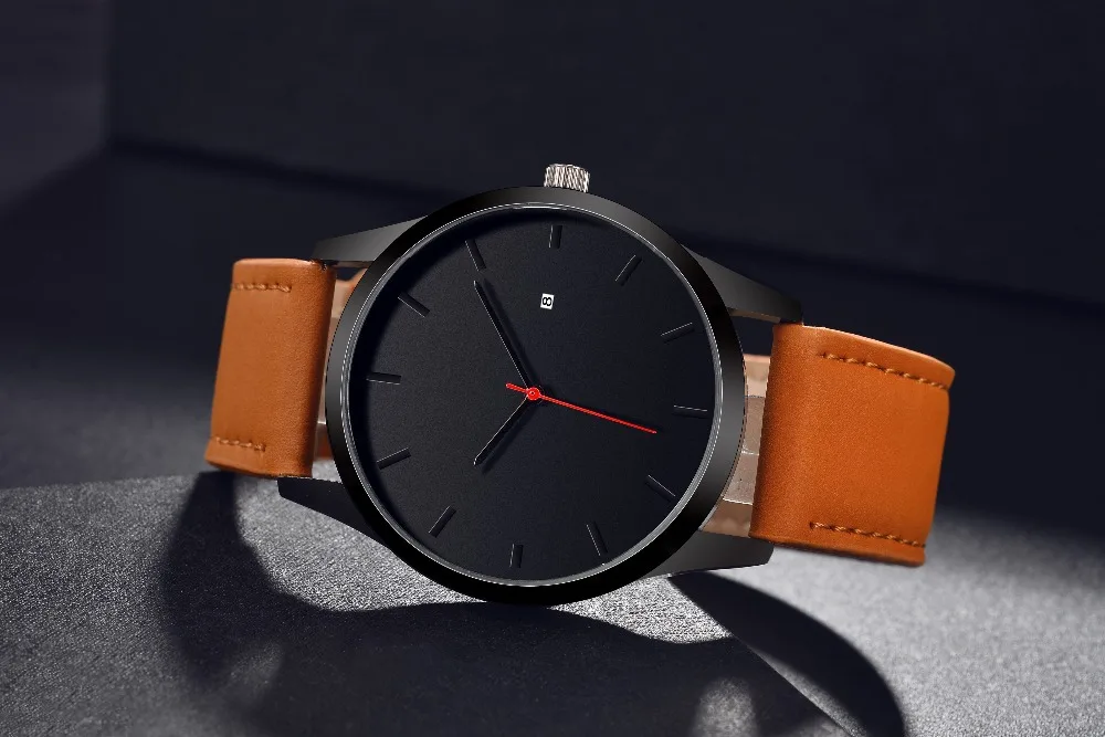 Lige — montre de sport Simple pour hommes, à Quartz trempé, très tendance, nouvelle collection, vente en gros