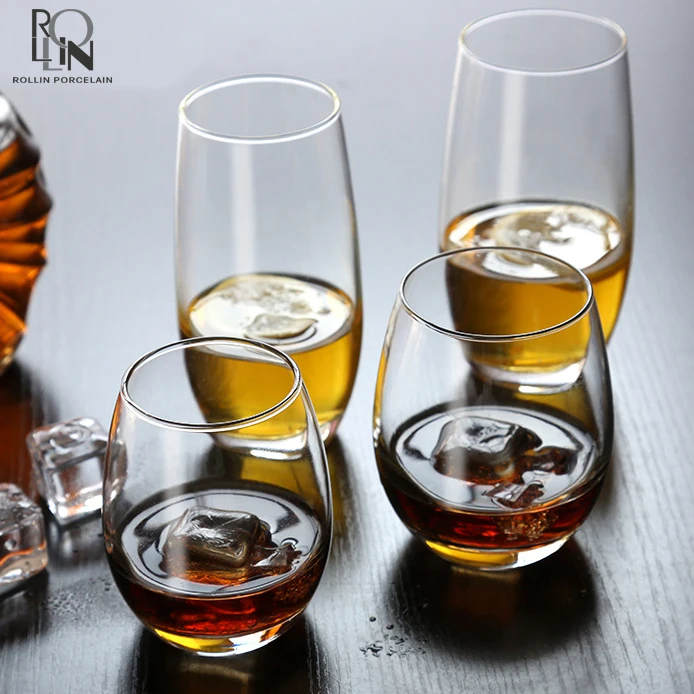 Custom Water Whiskey Crystal Drinking Glassware Highball Glass Cup