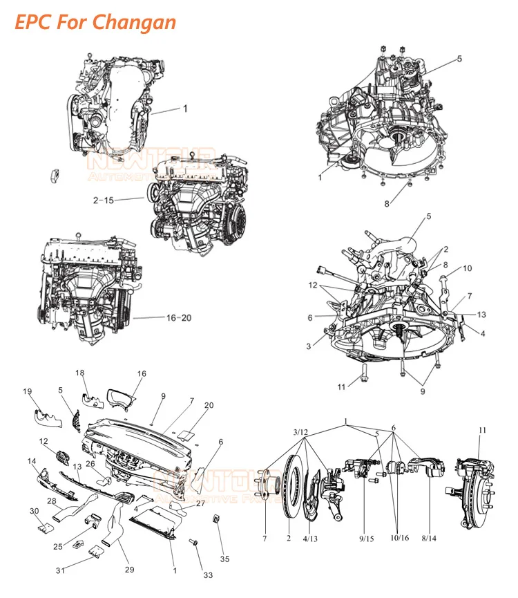 Original Manufacturer 1700010-b05 Auto Parts Transmission Gearbox 