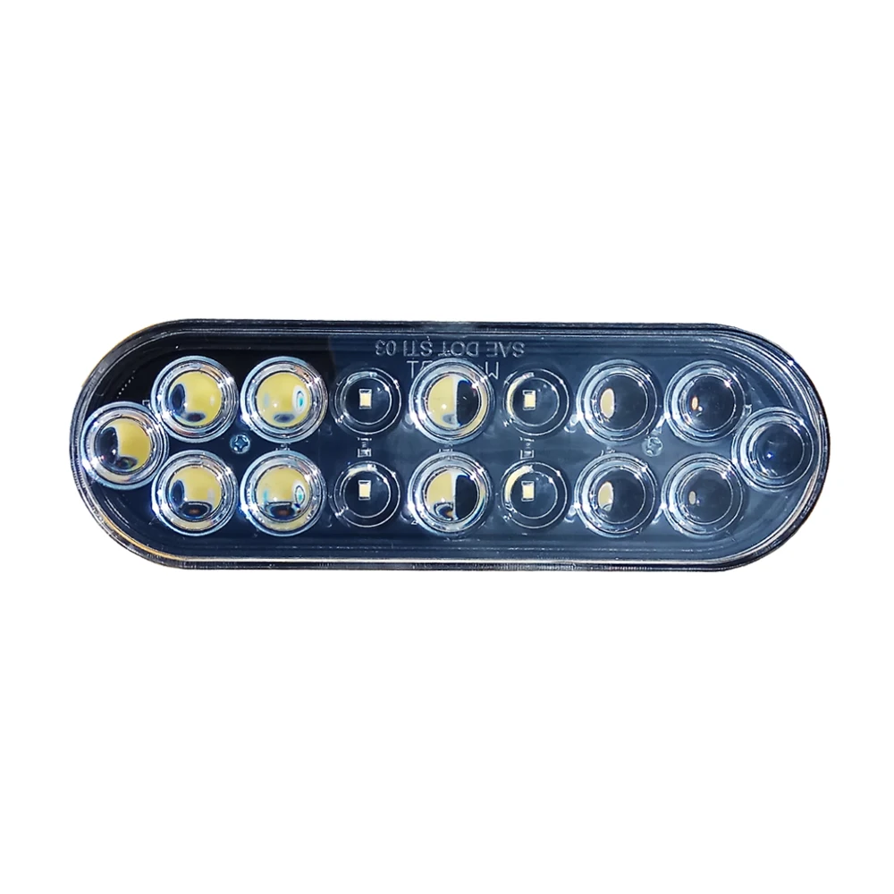 6inch oval white led truck spare parts back up lights from China manufacturer