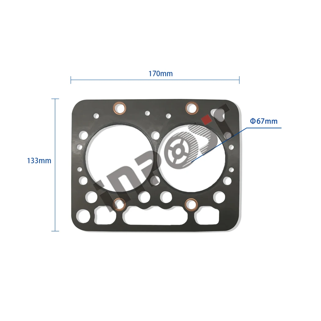 Machinery Engine Parts Z482 Overhaul Rebuild Kit For Kubota Engine