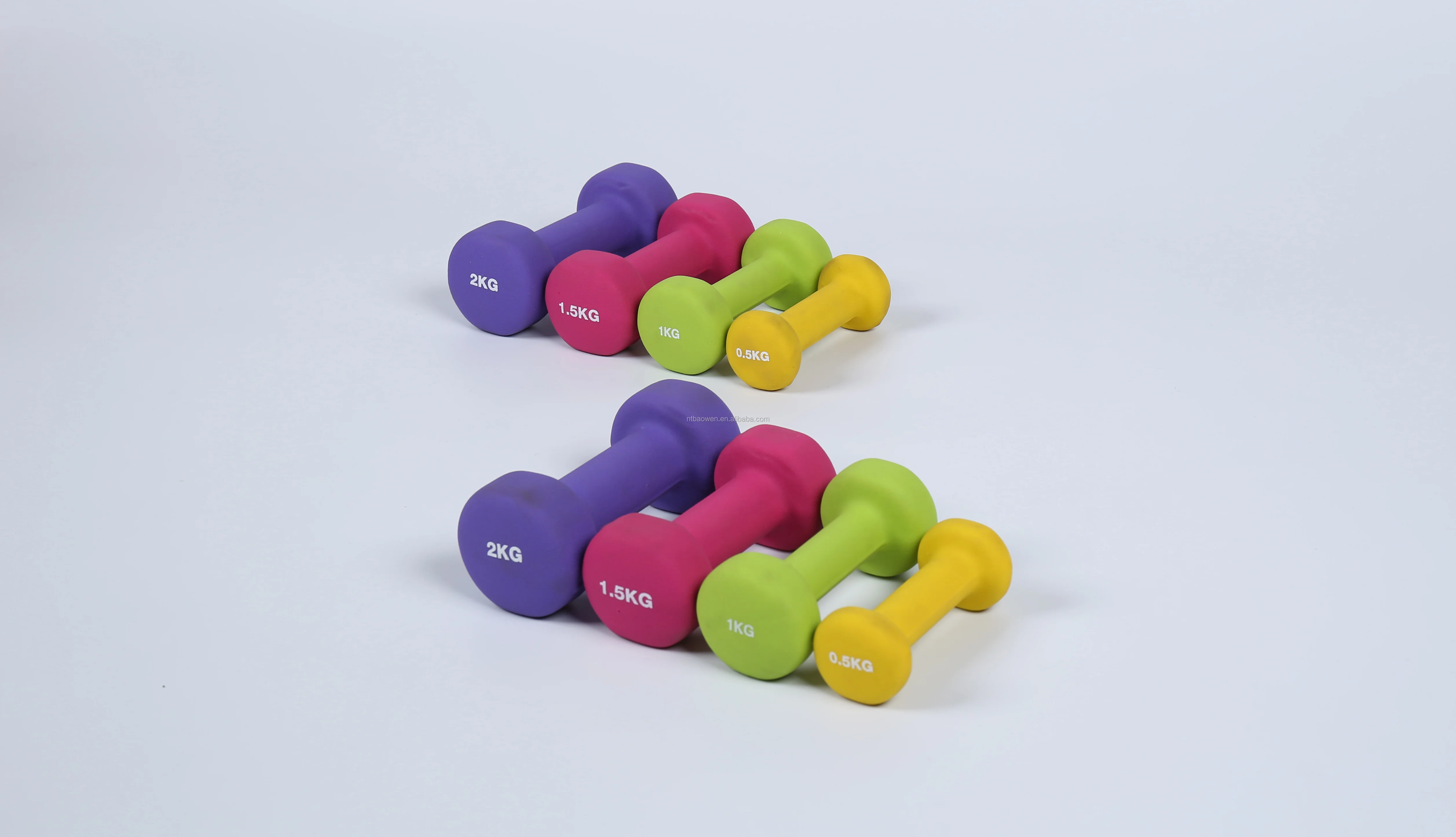 Wholesale Weightlifting Fixed Hex Dumbbell Fitness Colorful 10kg