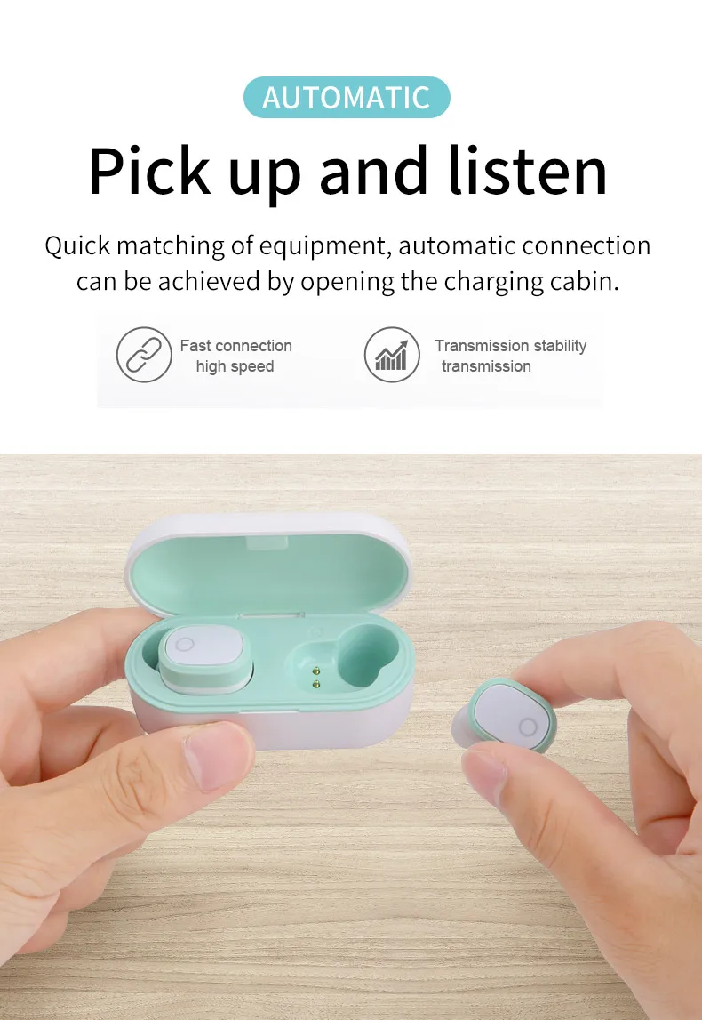 Tws New Stereo Earphones Cute wireless Earbuds Smartphone In Ear OEM Headset Bone Conduction Headphone HIFI Fone De Ouvido - ANKUX.COM