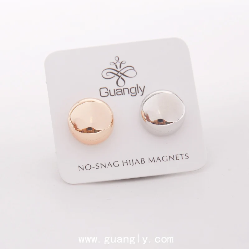 Customize Logo 4 Colors High Quality No Snag Hijab Magnet Pins Buy 