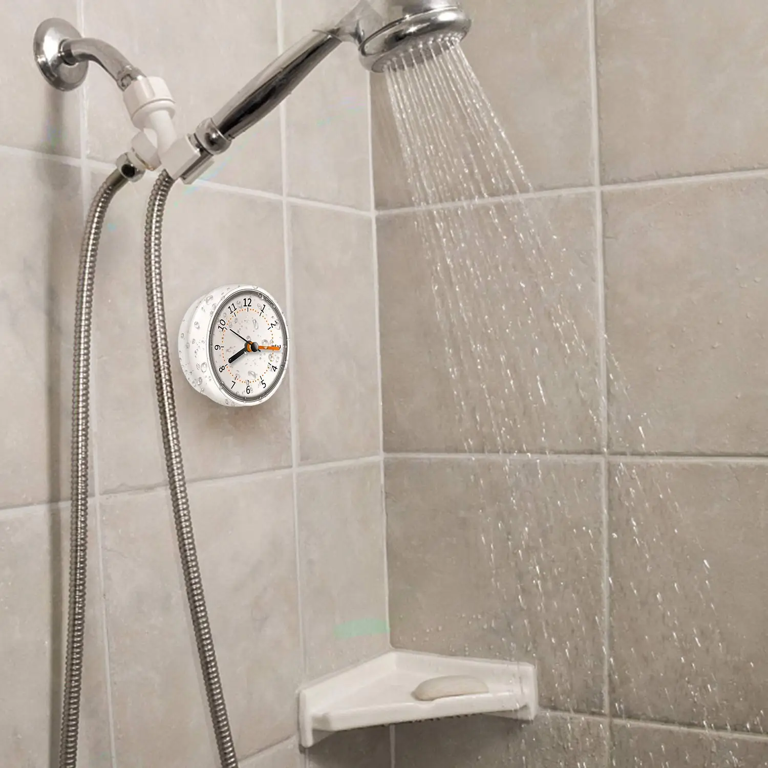 bathroom clock