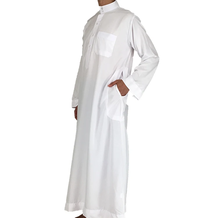 White Islamic Arab Designs Men Clothing Thobe Daffah - Buy Daffah Thobe ...