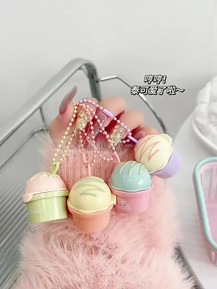 MANSLY Lip Mud - Key Chain Lip Gloss Waterproof & Long-lasting