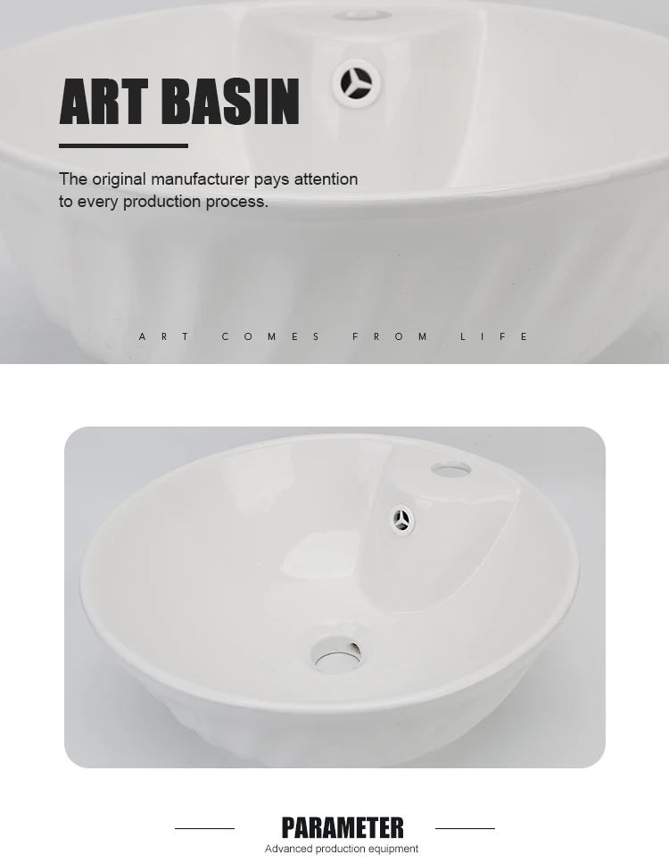 Fashion Attractive Design Factory Manufacturer New Coming Round Vessel Sink