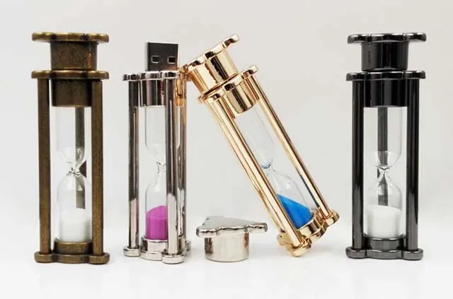 hourglass with sand 16GB Bridesmaid Gift Personalized USB Flash Drive 