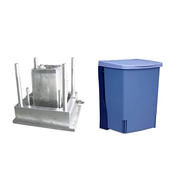 低成本自动商用工业定制塑料垃圾桶模具