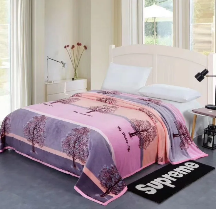 Small size Soft flannel fleece blanket plain fleece baby blanket READY TO SHIP