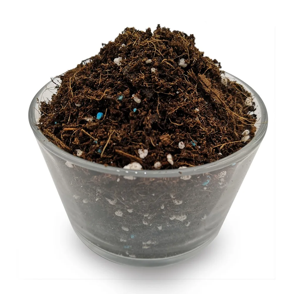 potting mix of water control garden plant food