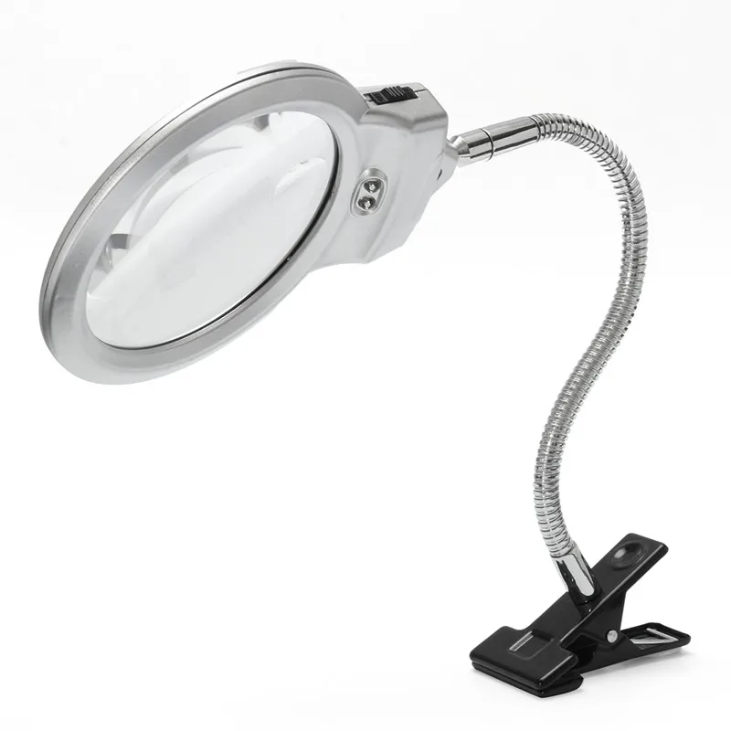 Lens Boek Leeslamp Lamp Top Bureau Tafel Vergrootglas Vergrootglas Met Klem Led Licht - Buy Product on Alibaba.com