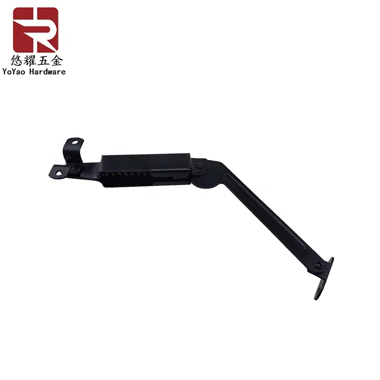 Safe Black Flip Storage Sofa/Bench and Ottoman Lid Stay Hinge