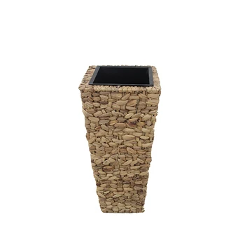 Professional Rattan Woven Large Floor Vases Home And Hotel Decor