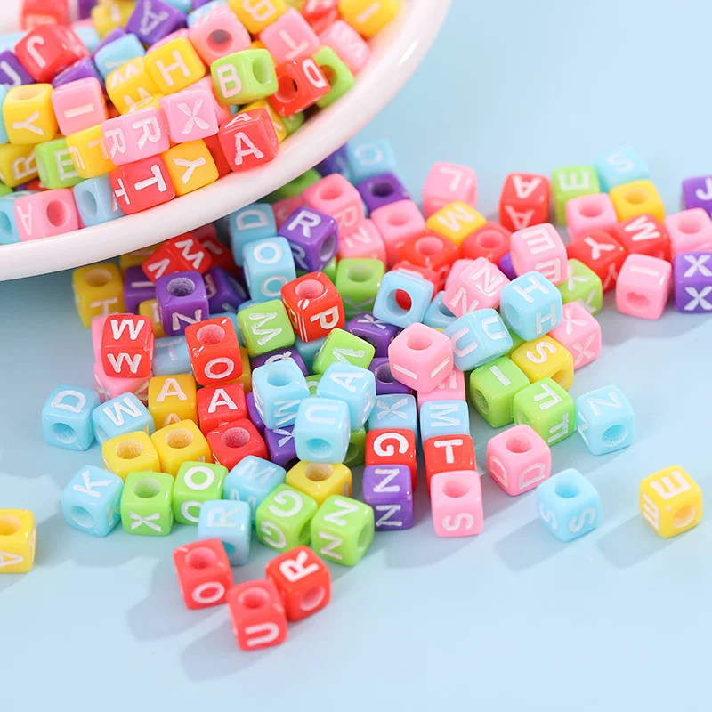Custom 24 Diy Alphabet Letter Beads Mixed Jewelry Making Kit Diy