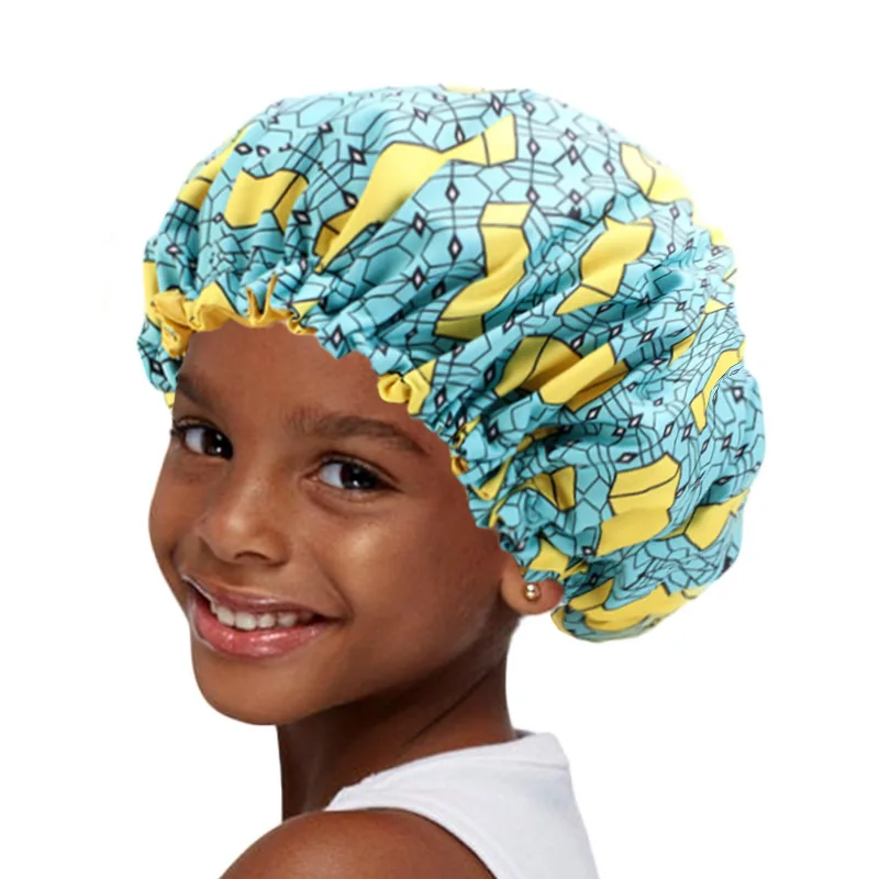 Bébé Enfant Satin Nuit Bonnet De Sommeil Cheveux Bonnet Chapeau