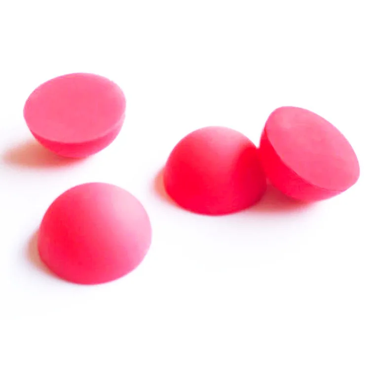 Half Rubber Ball 70shore A Radius 7.5mm Hemisphere Jump Balance Durable