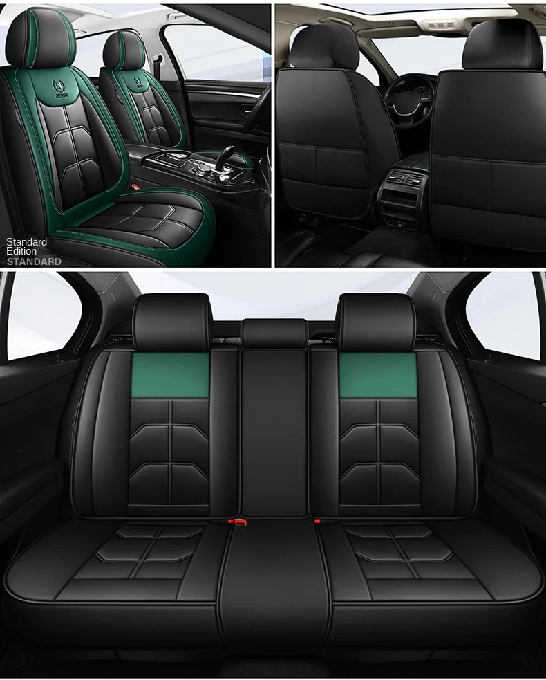 Four Seasons Fully Surrounded Car Seat Cushion Front Generation Leather Polyester for Car Seat Supplies supplier