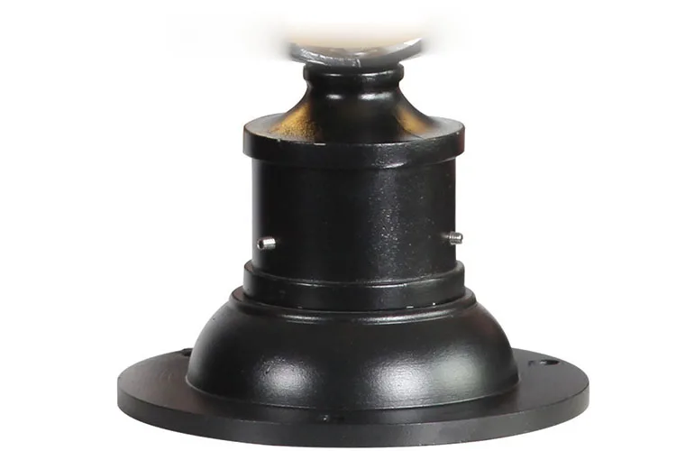 Custom made outdoor waterproof European style pathway lawn street main gate vintage lantern post lamp bollard garden pole light