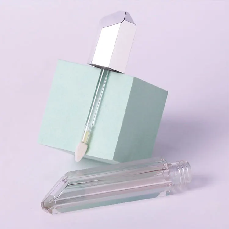 Mini Chunky Lipgloss Tubes With Thick Brush Wand,Lipgloss Big Brush