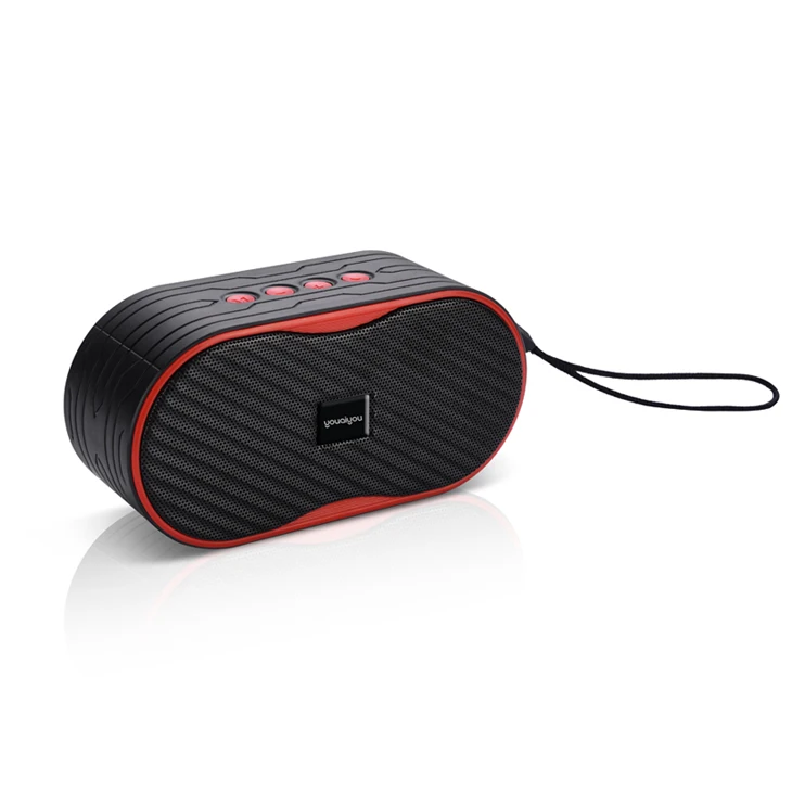 Cheap Promotion Mini Wireless Speaker With Sling Hands Free Calls Support For Cyclic Charging Built In Super FM Antenna Speaker - ANKUX.COM