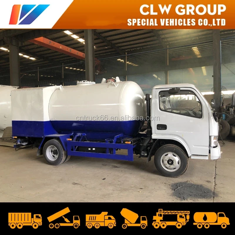 5000L LPG Gas Bobtail Tank Truck