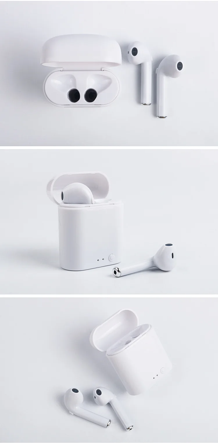 i7s tws 无线耳机蓝牙耳机耳塞免提耳机与 iphone 小米充电盒麦克风