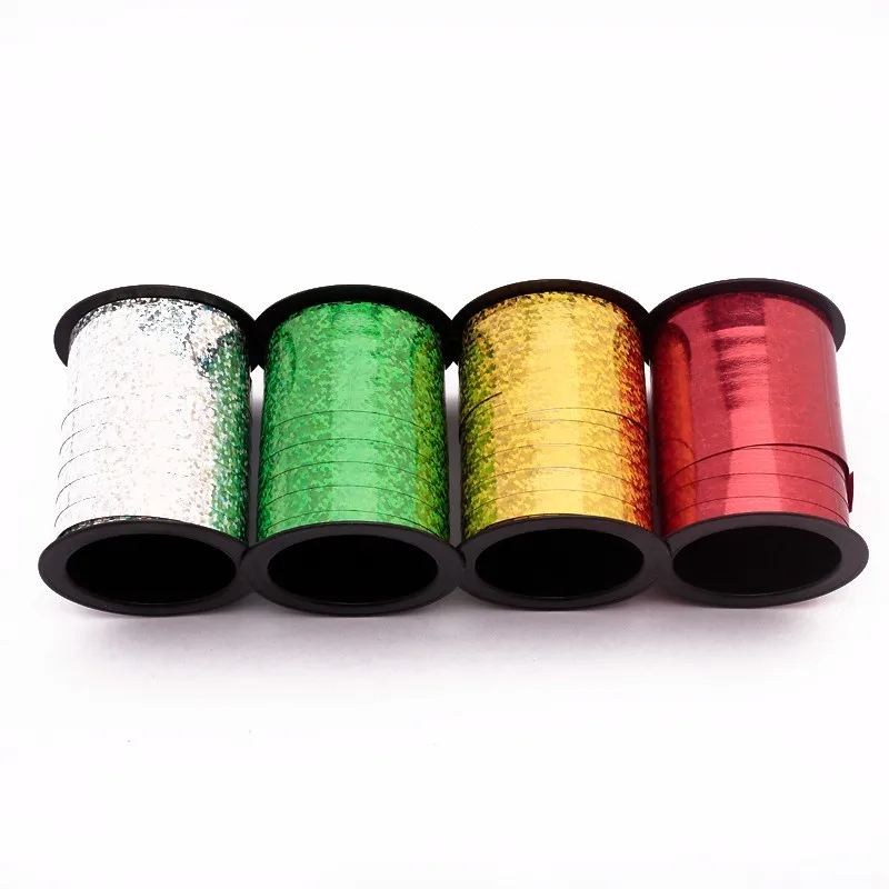 30 m Rose Gold Silver Metallic Ribbon Buy 1 Get 1 Free Balloon Curling Ribon