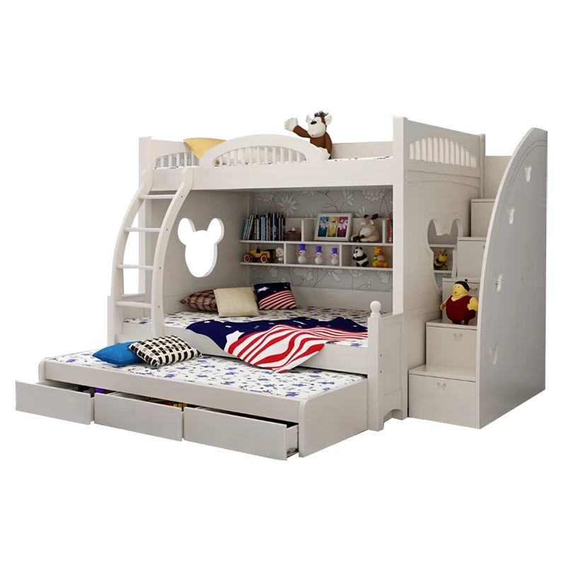 triple bunk bed set