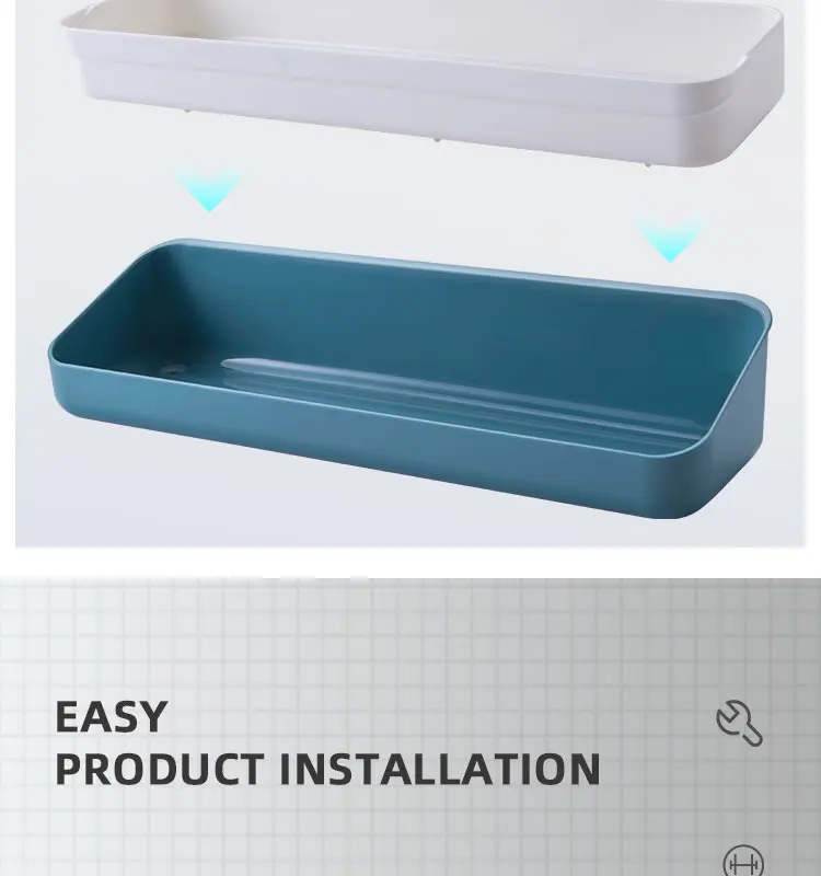 تصميم جديد للحمام مثبت على الحائط مجموعة بلاستيكية مكونة من ثلاثة حامل فرشاة أسنان مع كوب لعائلة