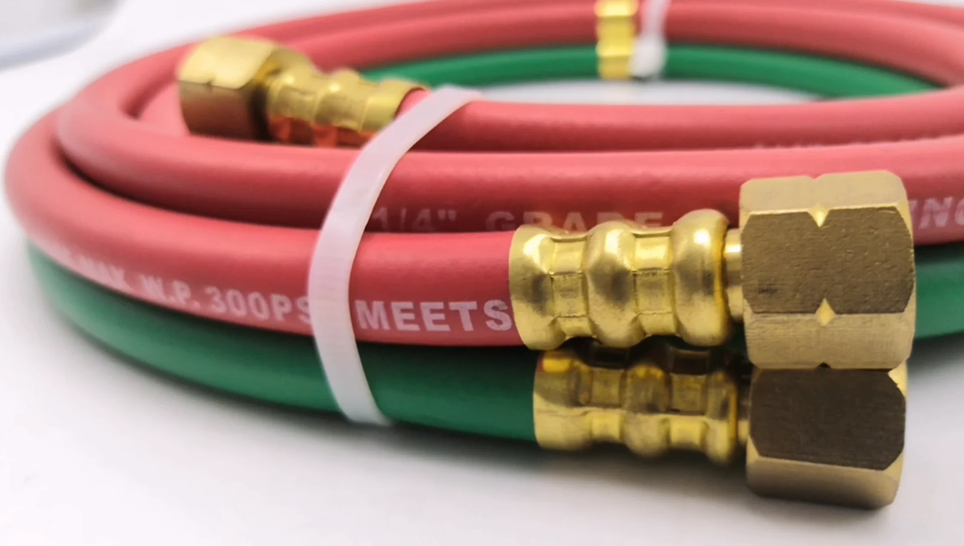 Epdm 1/4''x 25ft Twin Hose With Brass Fittings Buy Twin Hose Oxygen