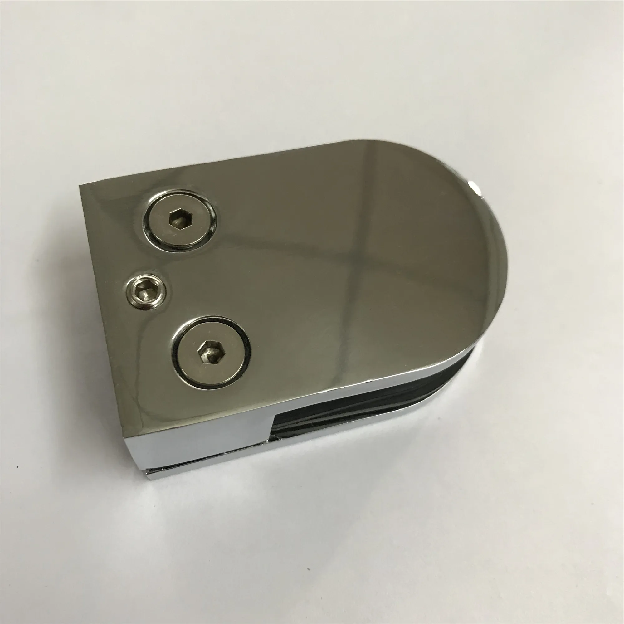 锌合金可调玻璃夹子