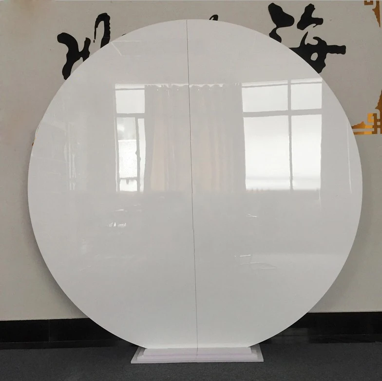 Black Round Acrylic Wall Wedding Stage Backdrop Wedding Decoration Wall