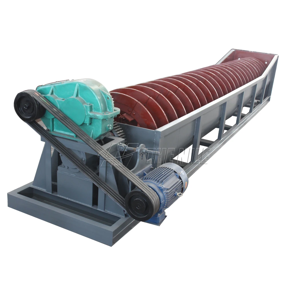 china new type screw sand washing cleaning machine