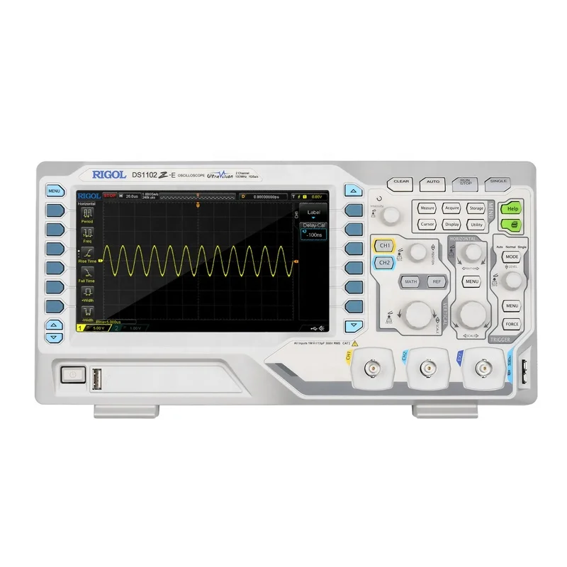 Oscilloscope Ds1102ze Rigol Digital Dso Dual 2chan 4 Channels Usb 100m 200mhz Owon 1202ze