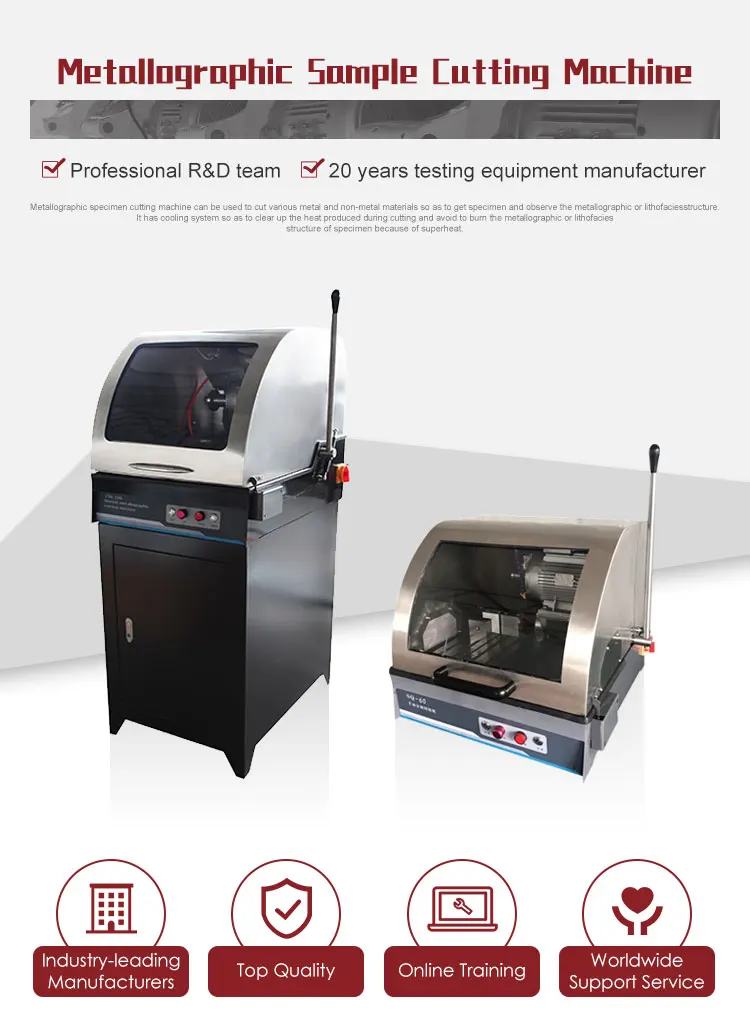 SQ-80 Metallographical Sample Cutting Machine/metallography Lab Specimen Cutter