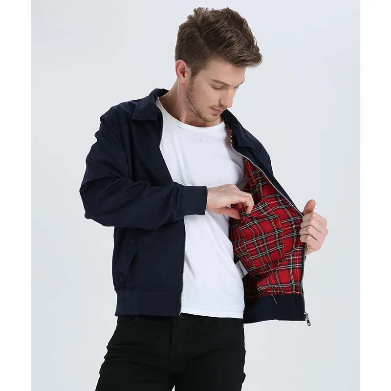classic men casure bomber harrington jacket