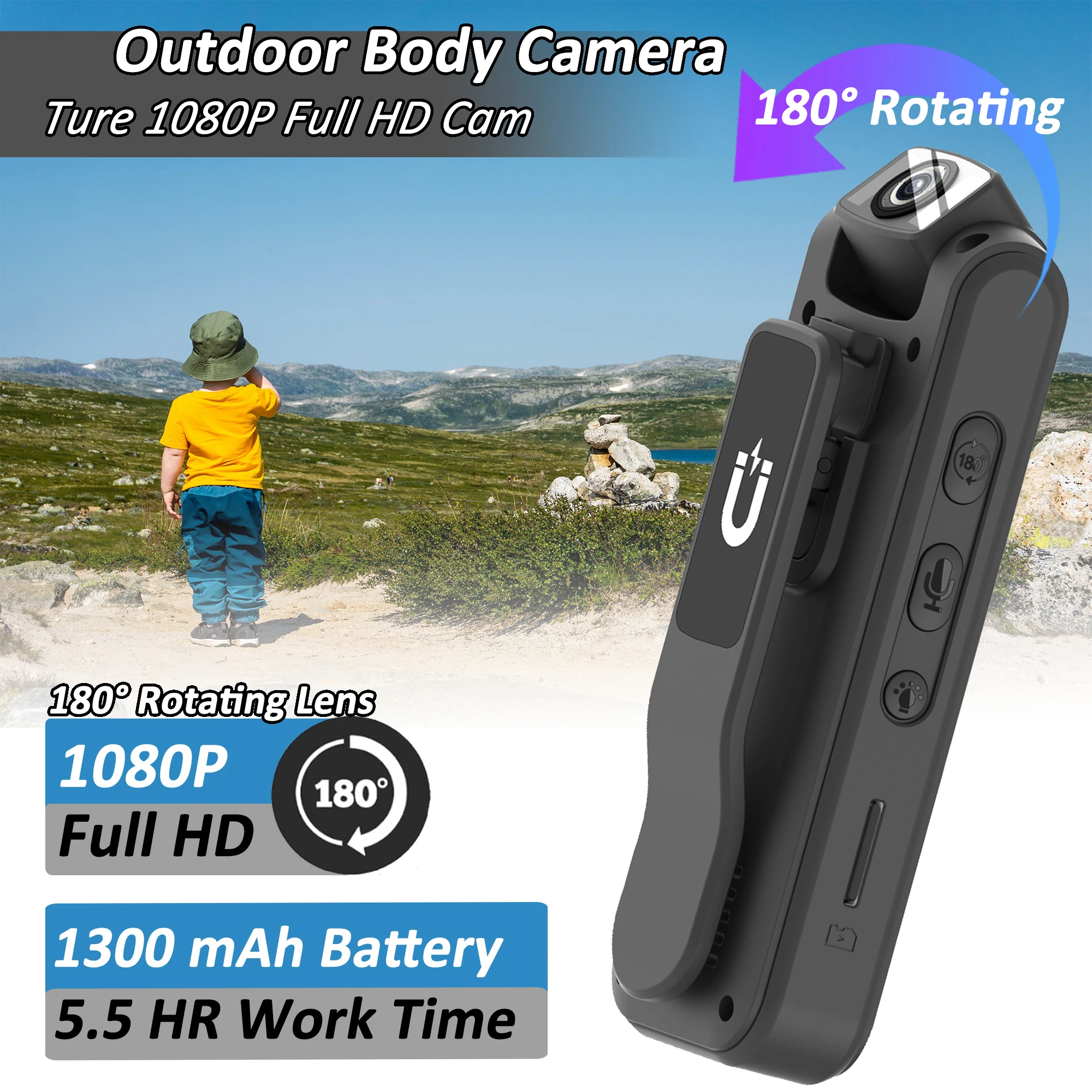 vd01 portable mini body worn camera video and audi
