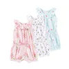 Summer sleeveless vest flat Angle climbing clothes girl baby onesie cotton climbing clothes short climbing
