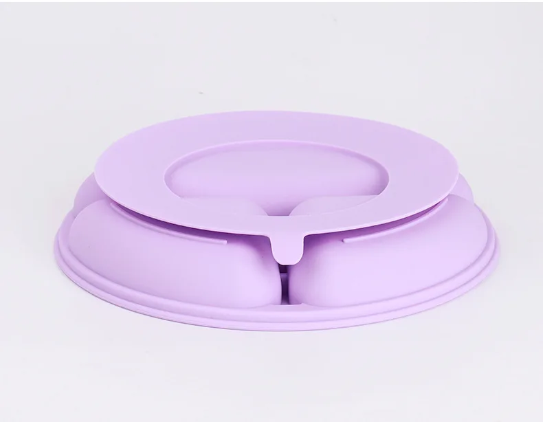 Silicone Baby Suction Bowl Children Table Placemat Silicone Baby Suction Plate