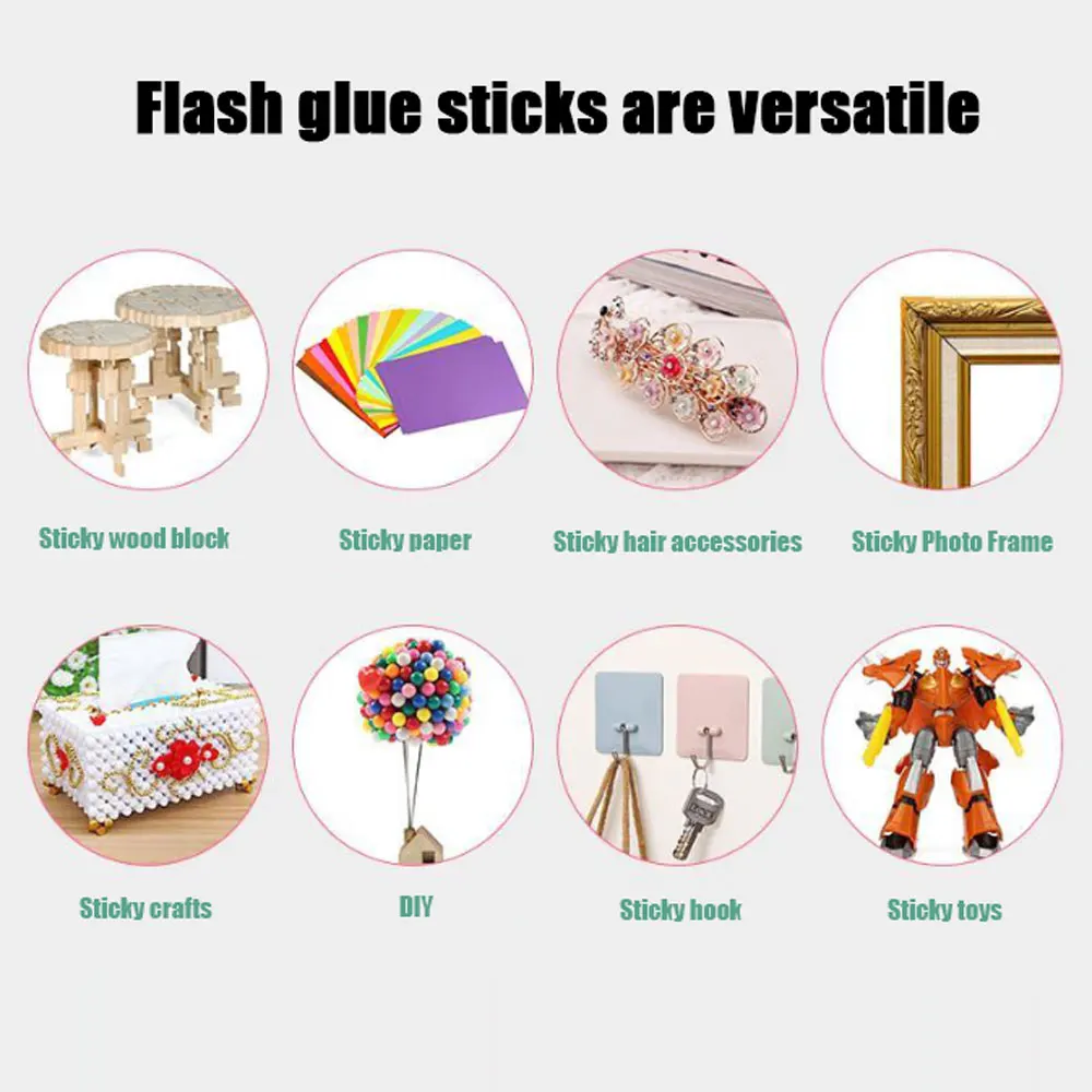Best price wholesale OEM/ODM Glitter Hot Melt silicone Glue Sticks