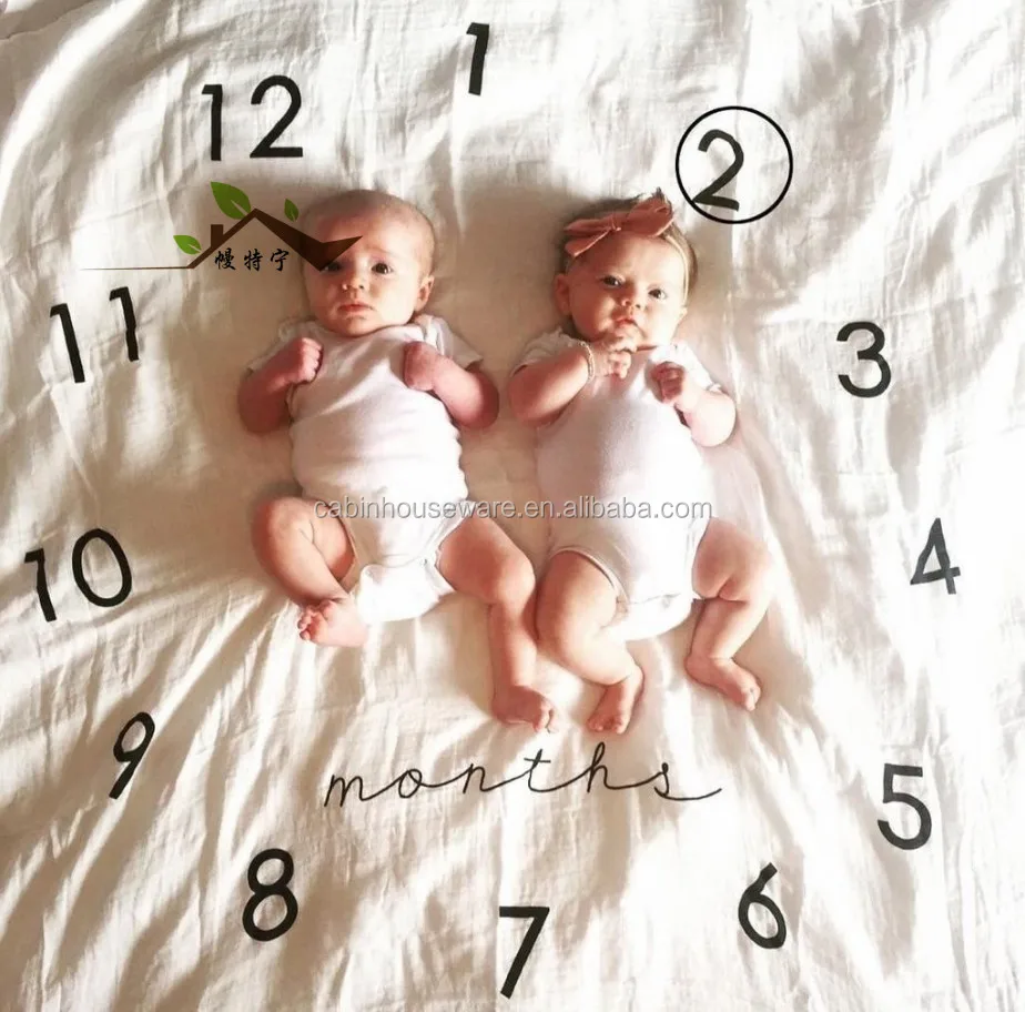 Wholesale Custom Photography Photo Prop Growing Infant Monthly