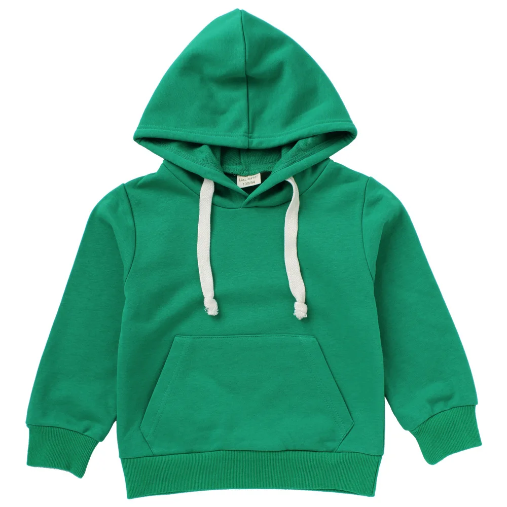 2020 Wholesale Solid Color Knitted Cotton Custom Baby Girl Hoodie Buy