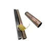 Brown Black Titanium Rose Gold Color Stainless Steel Round Rectangular Pipe