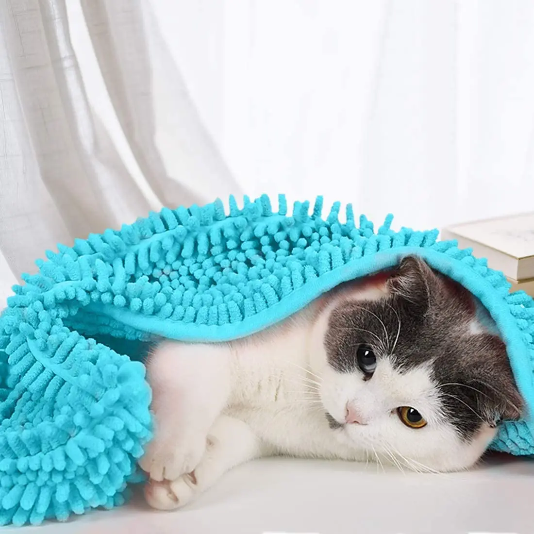 chenille pet bath towel