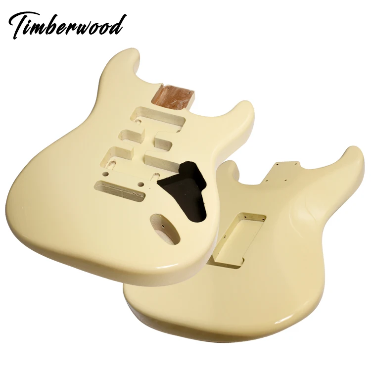 Top Quality Electric Guitar Body Strat White Color American Alder