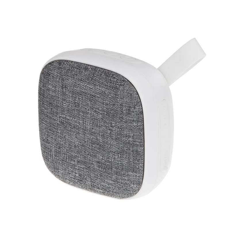 2021 new products 3W wireless speaker fabric textile audio speaker line in AUX hand free cloth bt speaker - ANKUX.COM