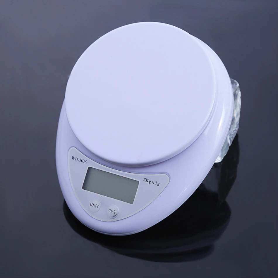 Kitchen Electronic Scale WH-B05 Nutrition Scales small electronic scales  5KG/1g Foreign trade balance Weight gram scales