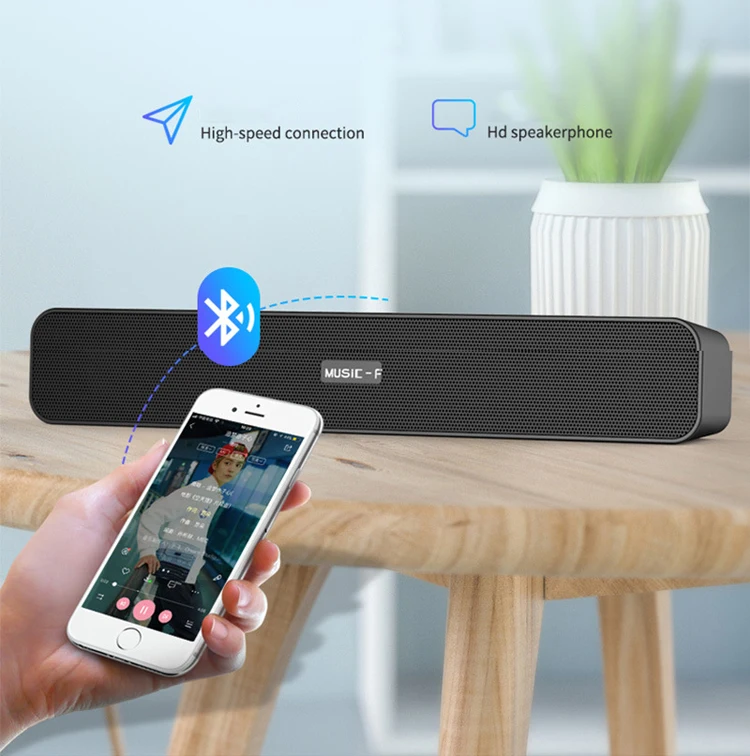 cheap CE ROHS waterproof mini wireless Bluetooth with FM radio speakers home theater 5.1 with subwoofer long sound bars for TV - ANKUX.COM